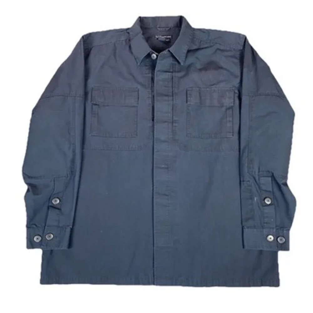 5.11 Tactical Mens Series TDU Long Sleeve Shirt XL Navy Padding Ripstop Security